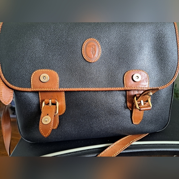 Vintage Trussardi leather messenger bag - Picture 4 of 9